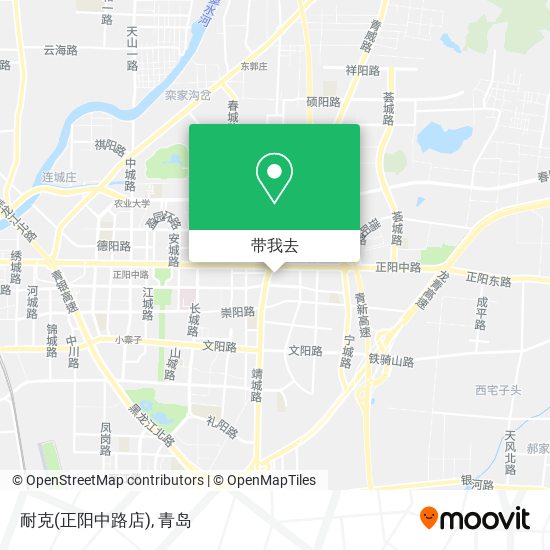 耐克(正阳中路店)地图