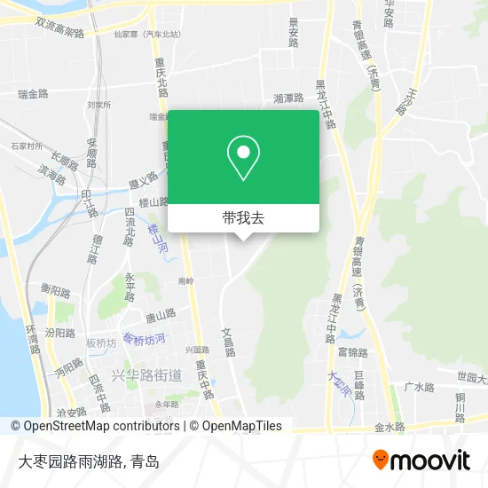 大枣园路雨湖路地图