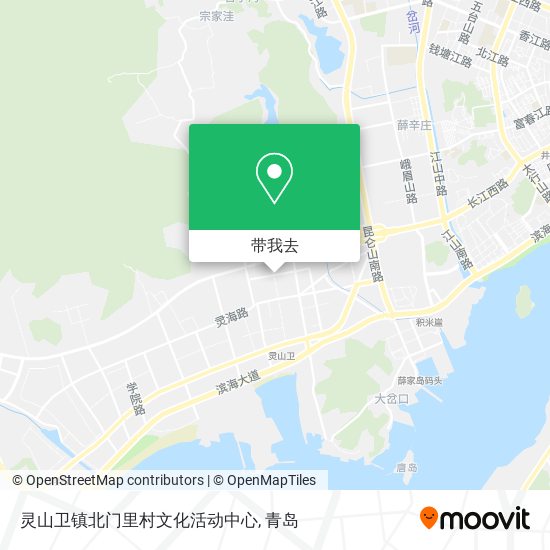 灵山卫镇北门里村文化活动中心地图