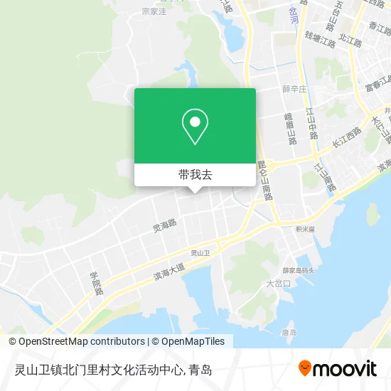 灵山卫镇北门里村文化活动中心地图