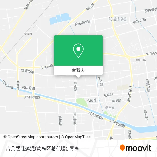 吉美熙硅藻泥(黄岛区总代理)地图