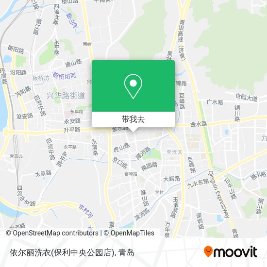依尔丽洗衣(保利中央公园店)地图