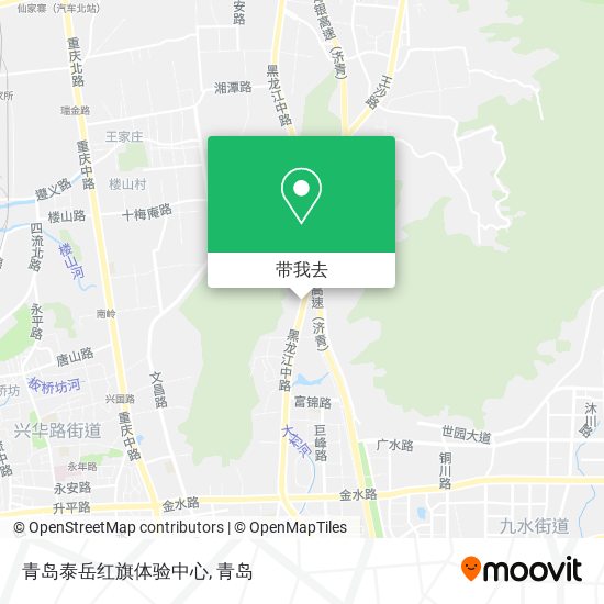 青岛泰岳红旗体验中心地图