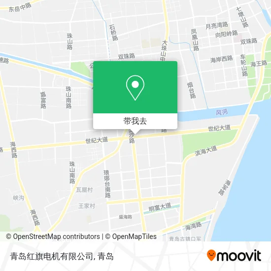 青岛红旗电机有限公司地图