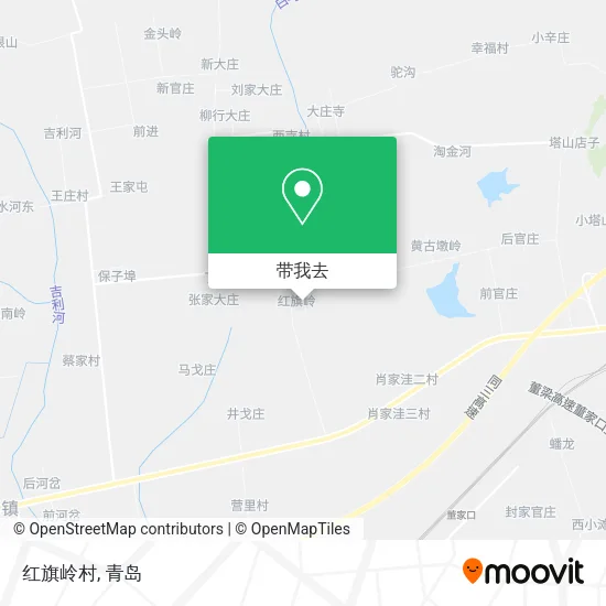 红旗岭村地图