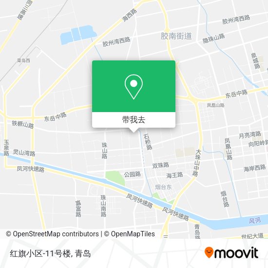 红旗小区-11号楼地图