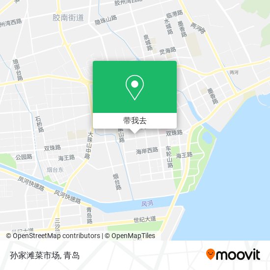 孙家滩菜市场地图