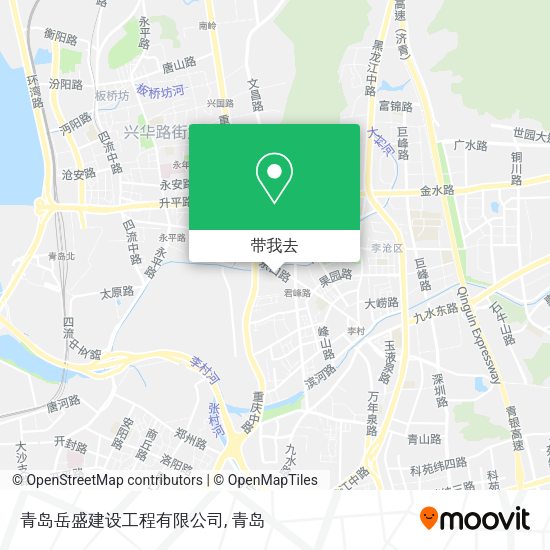 青岛岳盛建设工程有限公司地图