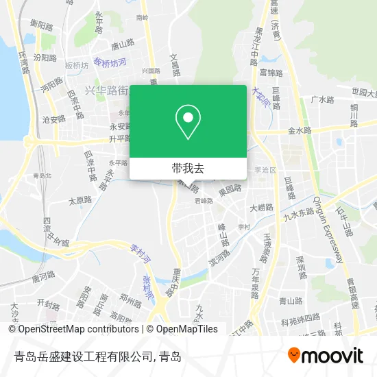 青岛岳盛建设工程有限公司地图