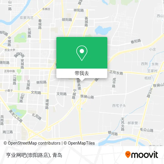 亨业网吧(崇阳路店)地图