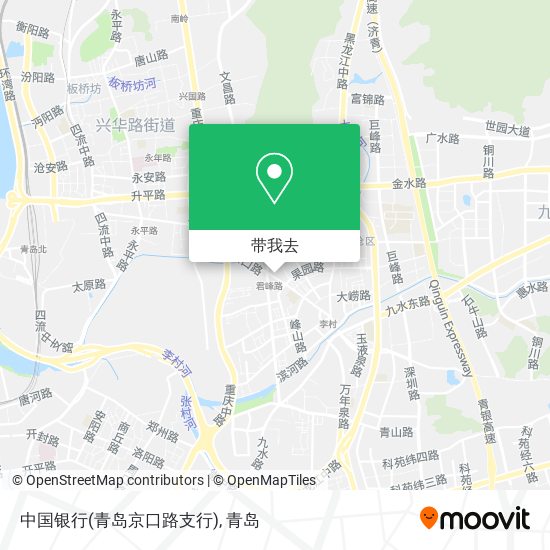 中国银行(青岛京口路支行)地图