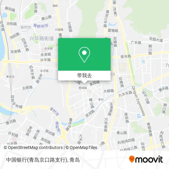中国银行(青岛京口路支行)地图