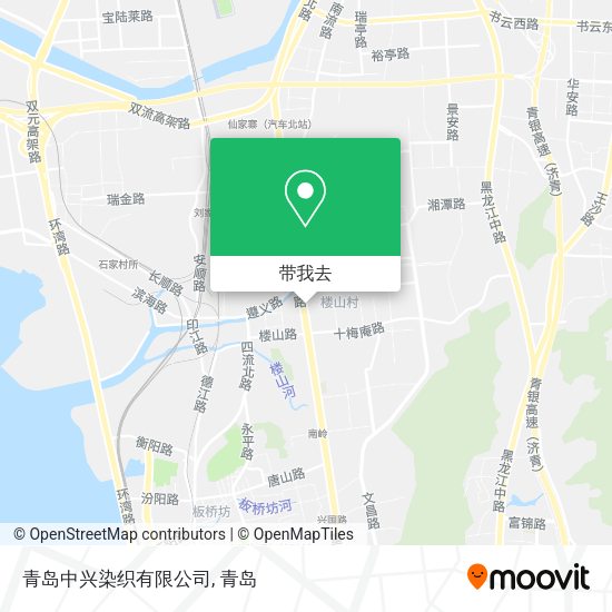 青岛中兴染织有限公司地图