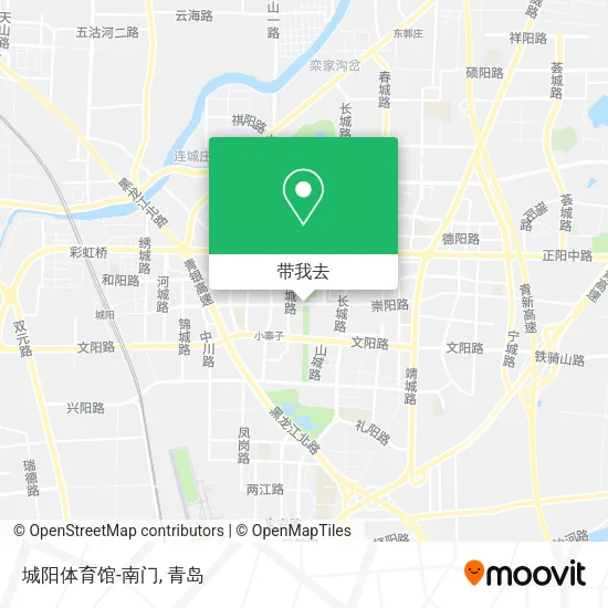 城阳体育馆-南门地图