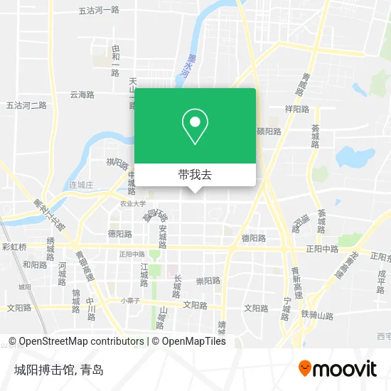 城阳搏击馆地图