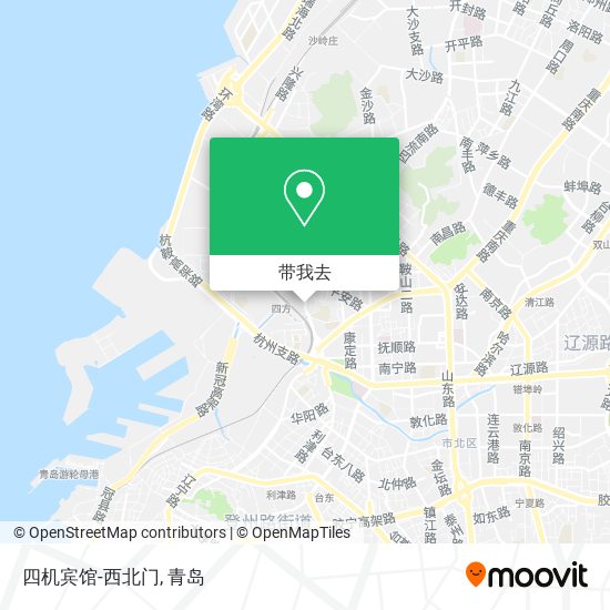 四机宾馆-西北门地图