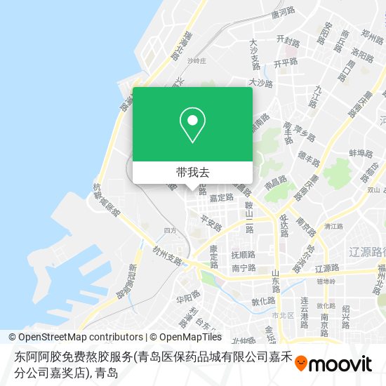 东阿阿胶免费熬胶服务(青岛医保药品城有限公司嘉禾分公司嘉奖店)地图