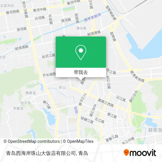 青岛西海岸珠山大饭店有限公司地图