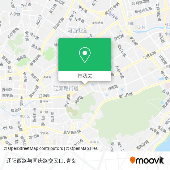 辽阳西路与同庆路交叉口地图