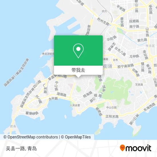 吴县一路地图