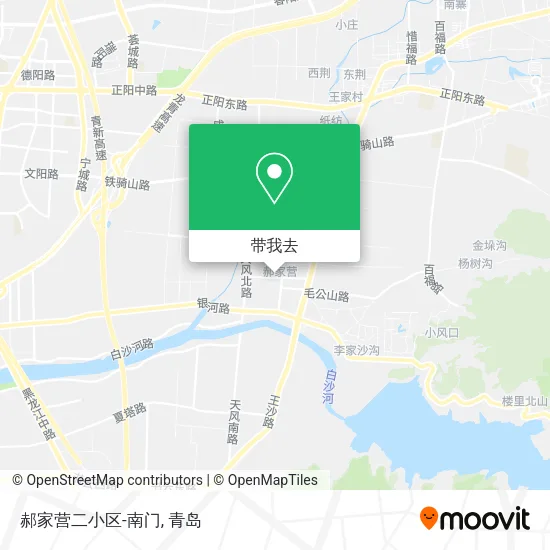 郝家营二小区-南门地图