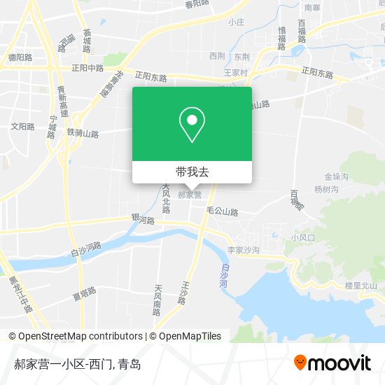 郝家营一小区-西门地图