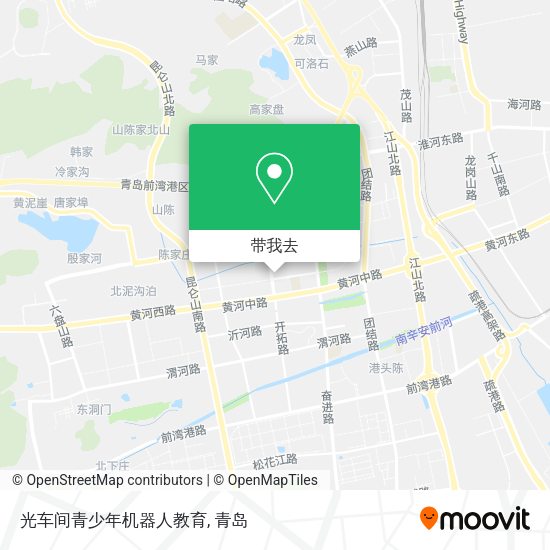 光车间青少年机器人教育地图