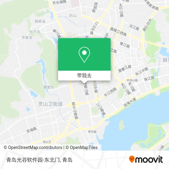 青岛光谷软件园-东北门地图