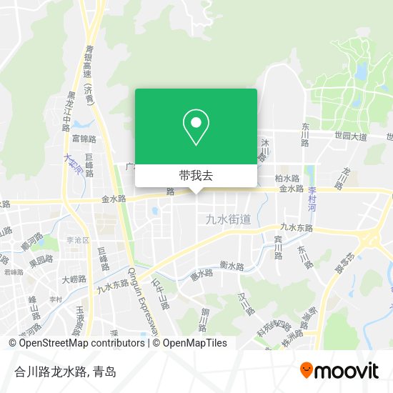 合川路龙水路地图