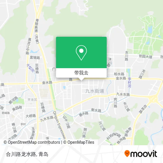 合川路龙水路地图