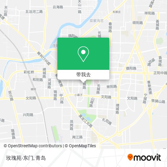 玫瑰苑-东门地图