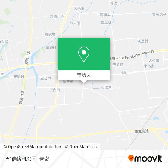 华信纺机公司地图