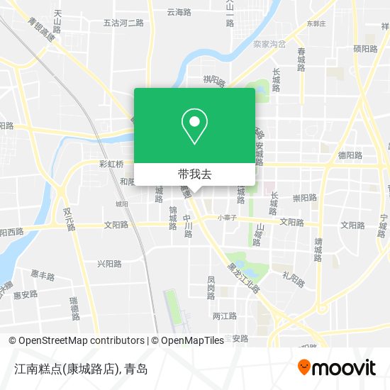 江南糕点(康城路店)地图