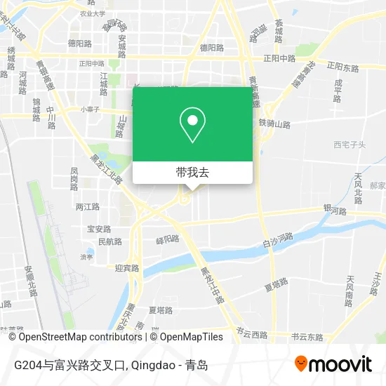 G204与富兴路交叉口地图