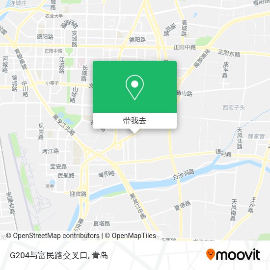 G204与富民路交叉口地图