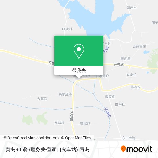 黄岛905路(理务关-董家口火车站)地图