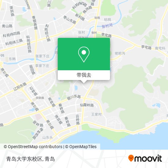 青岛大学东校区地图