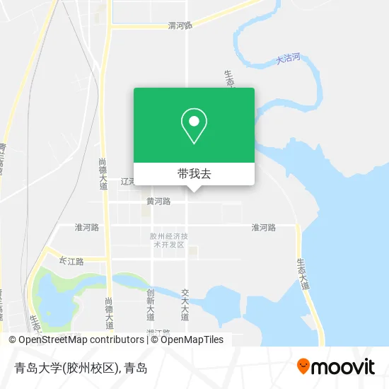 青岛大学(胶州校区)地图