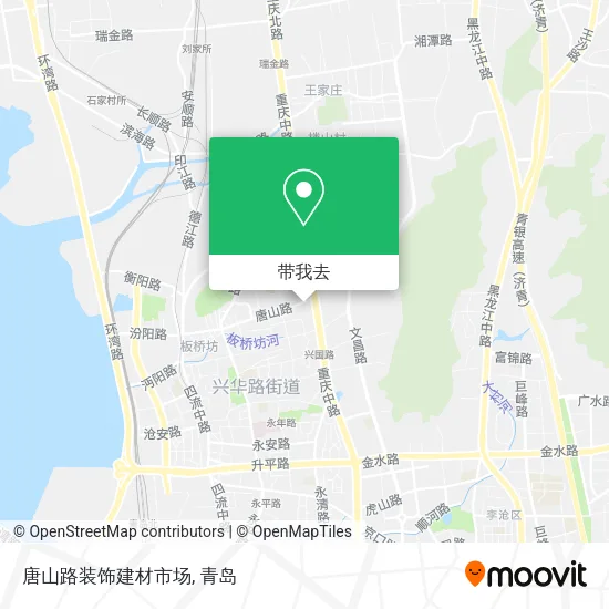 唐山路装饰建材市场地图