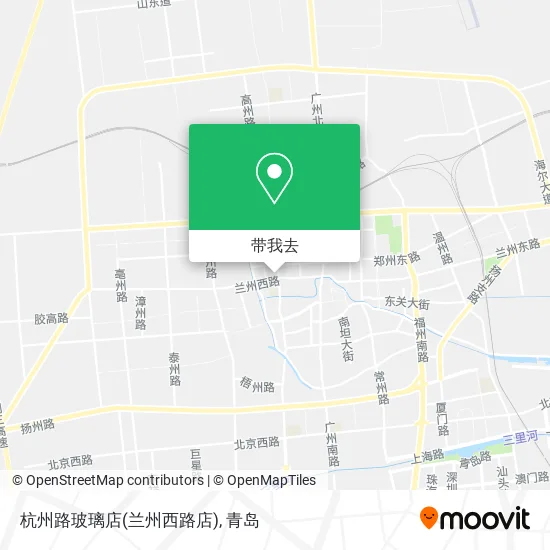 杭州路玻璃店(兰州西路店)地图