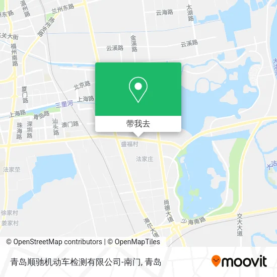 青岛顺驰机动车检测有限公司-南门地图