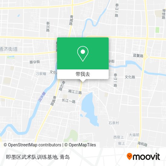 即墨区武术队训练基地地图