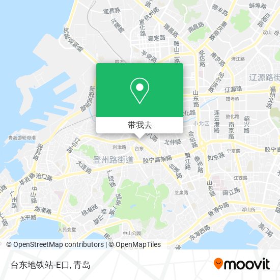 台东地铁站-E口地图