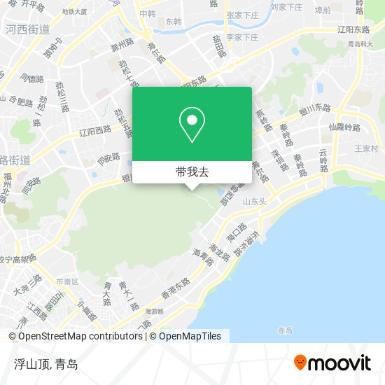 浮山顶地图