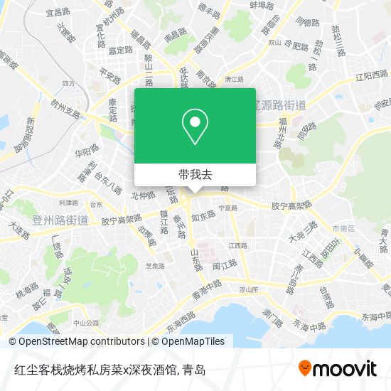 红尘客栈烧烤私房菜x深夜酒馆地图