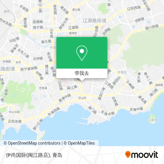 伊尚国际(闽江路店)地图