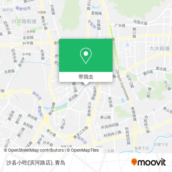 沙县小吃(滨河路店)地图