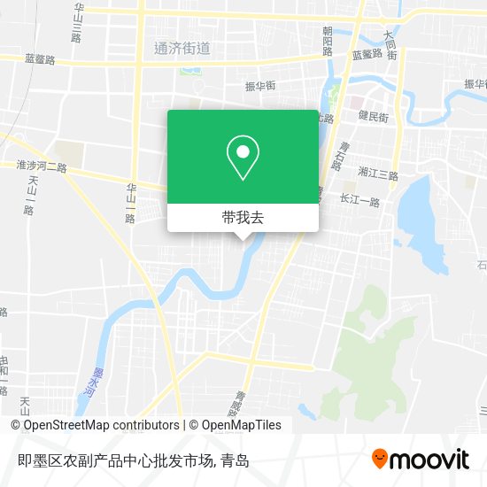 即墨区农副产品中心批发市场地图