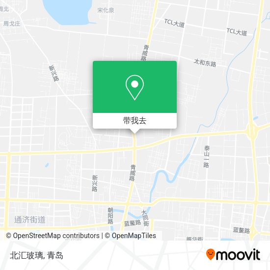 北汇玻璃地图