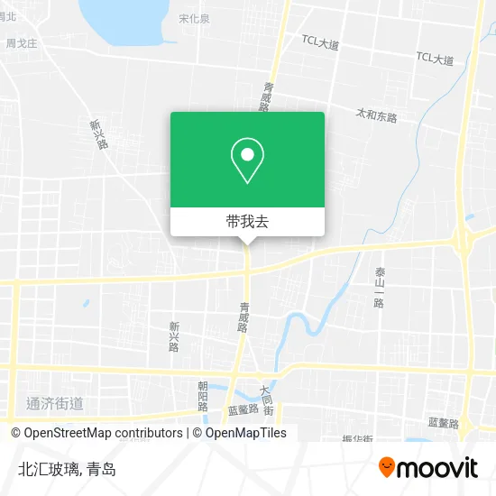 北汇玻璃地图